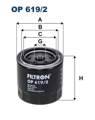 Ölfilter Filtron Op619/2 für Toyota Picnic + Previa + Corolla + 97->