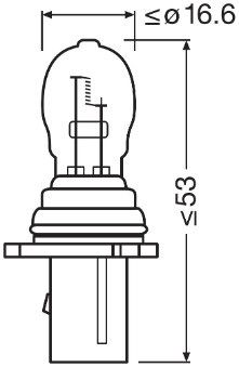 Glühlampe Glühbirne Psx26W Osram 6851