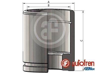Autofren Seinsa D025376 Kolben, Bremssattel Hinten für Mercedes Vario