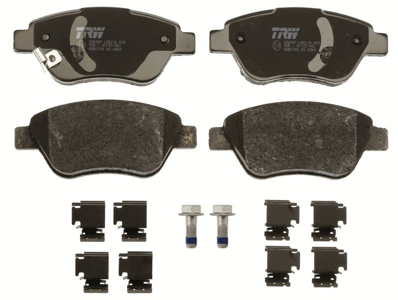 Bremsbelagsatz, Scheibenbremse für 1605153 1605184 1605226 FIAT OPEL