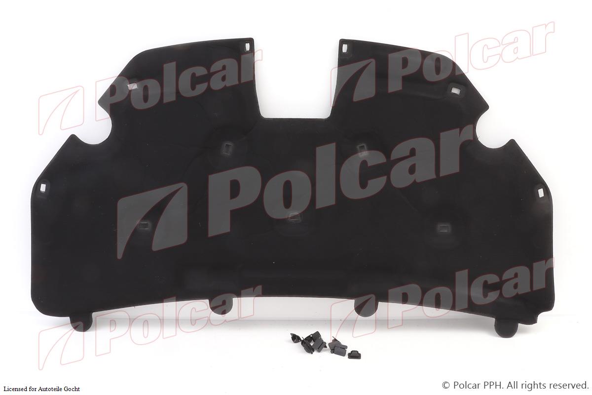 Motorhaube Dämmmatte Inkl. Clips für Ford Focus II Cabrio 2004-2008
