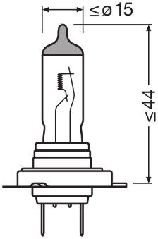 Ams-Osram 64210-1Bl Glühlampe, Fernscheinwerfer