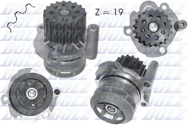 Wasserpumpe, Motorkühlung für 03G121011V AUDI FORD MITSUBISHI 95->