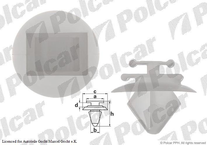 Zierleisten Clips Zierleisten Klammer Seitenleisten für Fiat 1999->