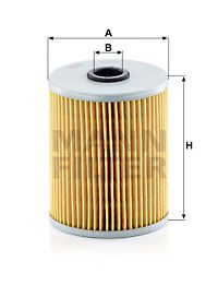Filter, Arbeitshydraulik Mann-Filter H929/3 für MAN Neoplan 81->