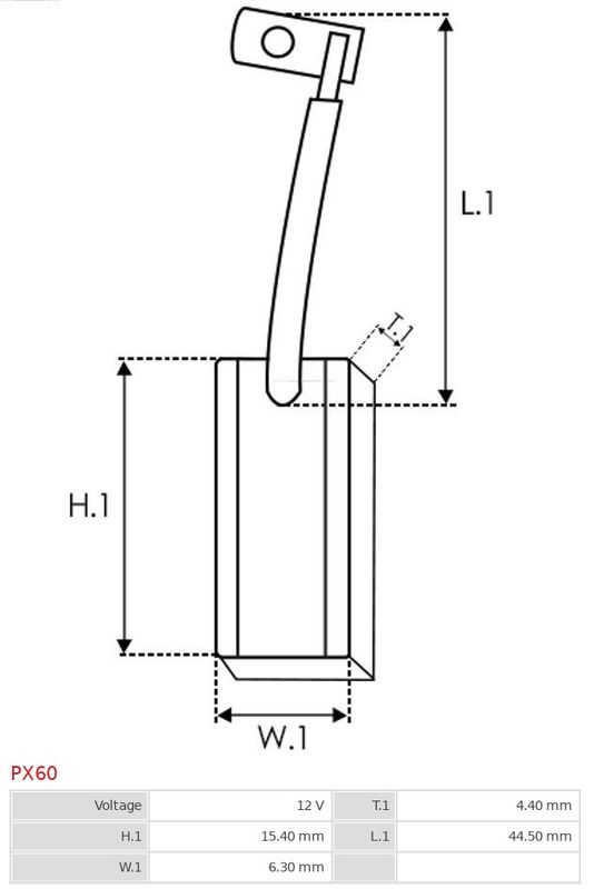 Kohlebürste, Generator
