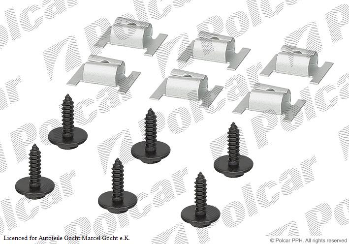 Unterfahrschutz Einbausatz Clip Clips Schrauben Set für Fiat 2005->