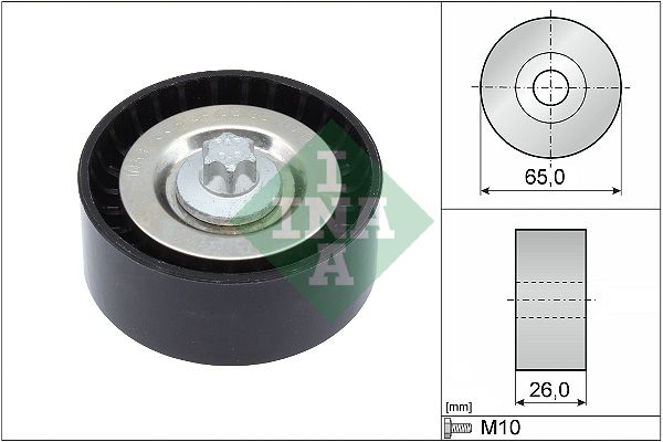 Schaeffler INA 532057010 Umlenk Führungsrolle, Keilrippenriemen