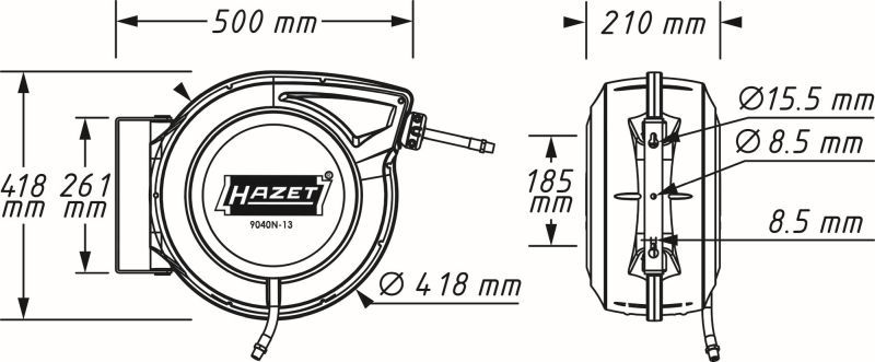 Hazet 9040N-13 Schlauchaufroller