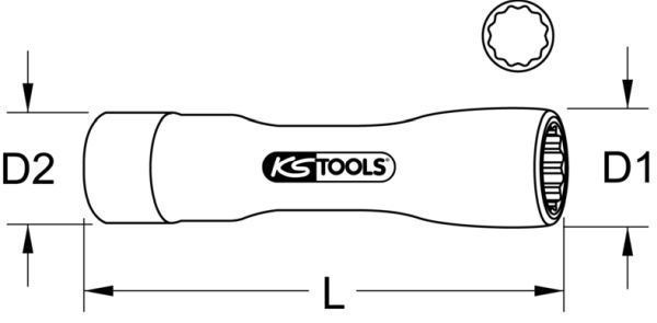 Steckschlüsseleinsatz KS Tools 117.3860