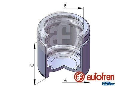 Autofren Seinsa D025107 Kolben, Bremssattel Vorne für Audi A4 2001->