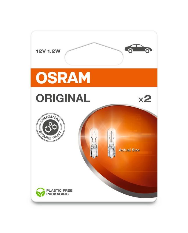 Ams-Osram 2721-2Bl Glühlampe, Innenraumleuchte Vorne für Alpina B10