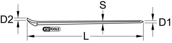 KS Tools 964.3213 Nageleisen