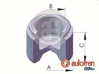 Autofren Seinsa D02522 Kolben, Bremssattel Hinten für Audi 1965-2019