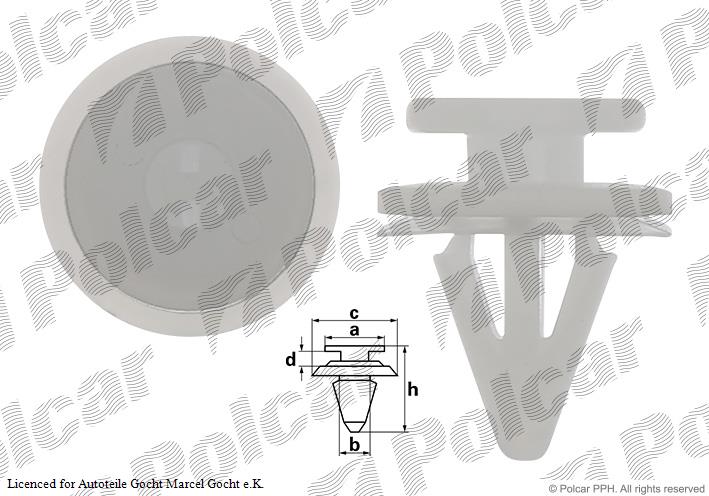 Klammer Clip Set Türverkleidung für Opel Movano A Peugeot 206 1988->