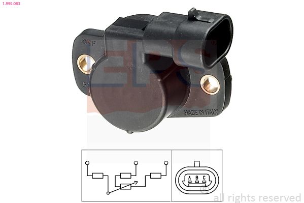 EPS 1.995.083 Sensor, Drosselklappenstellung für Fiat Brava 1989->