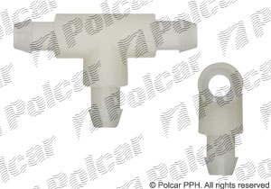 T-Stück Schlauchverbinder Waschwasserleitung für Opel Peugeot 84->