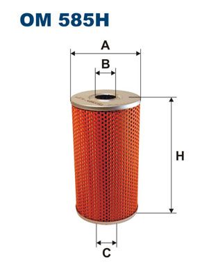 Filtron Om585H Filter, Arbeitshydraulik