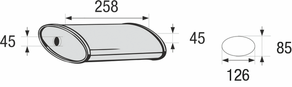 Bosal 248-059 Mittelschalldämpfer, Universal