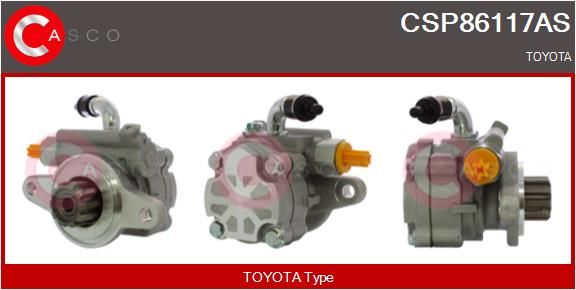 Servopumpe Hydraulikpumpe für Lenkung für Toyota Hilux VII 04-12