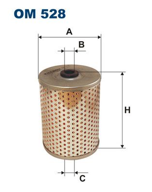 Filtron Om528 Filter, Arbeitshydraulik