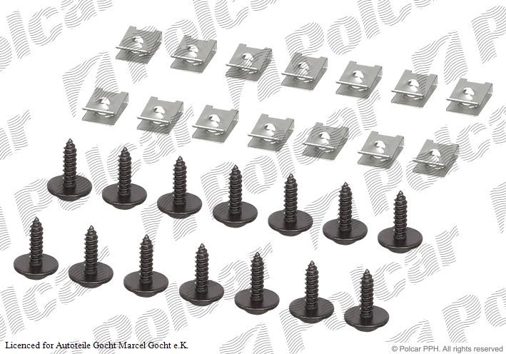 Unterfahrschutz Einbausatz Clip Clips Schrauben Set