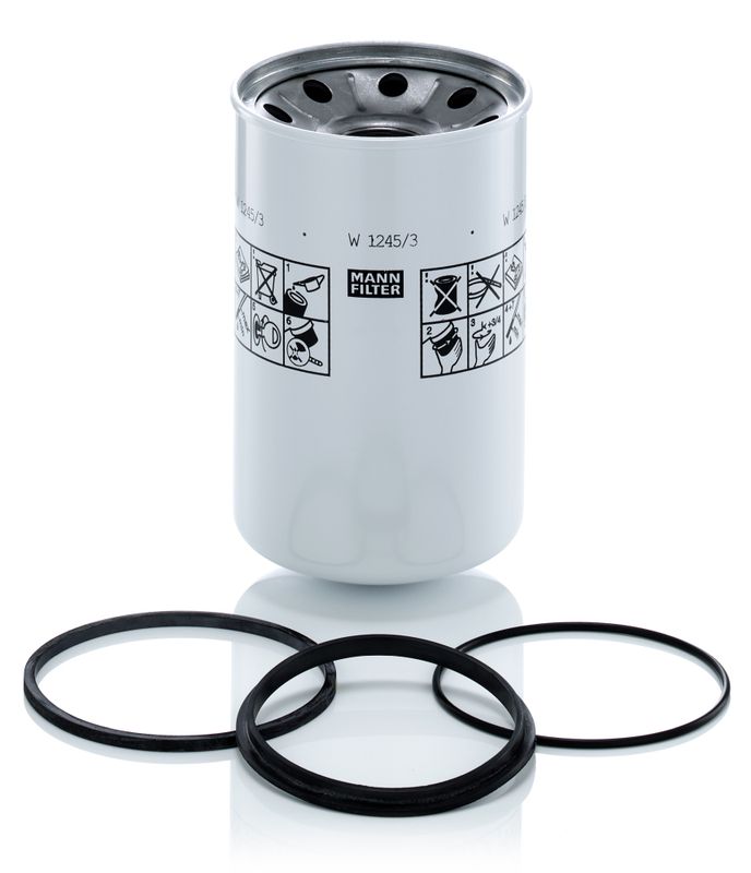 Mann-Filter W1245/3X Filter, Arbeitshydraulik