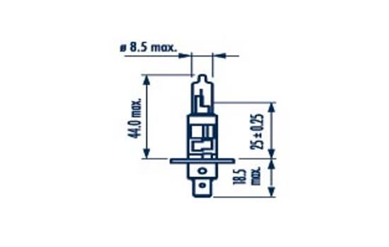Narva 487023000 Glühlampe, Fernscheinwerfer