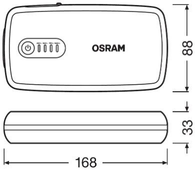 Batteriestarter Osram Obsl300
