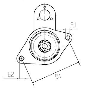 Hc-Cargo F032111900 Starter für Audi A2 A3 Ford Galaxy I MK 1991-2010
