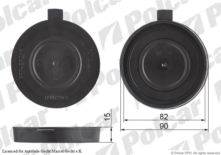 Scheinwerferkappe Links / Rechts für Audi A4 B5 Avant 1994-1999