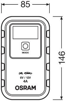 Batterieladegerät Osram Oebcs904