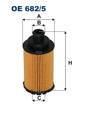 Filtron Oe682/5 Ölfilter für Opel Cascada Antara A Insignia 2014->