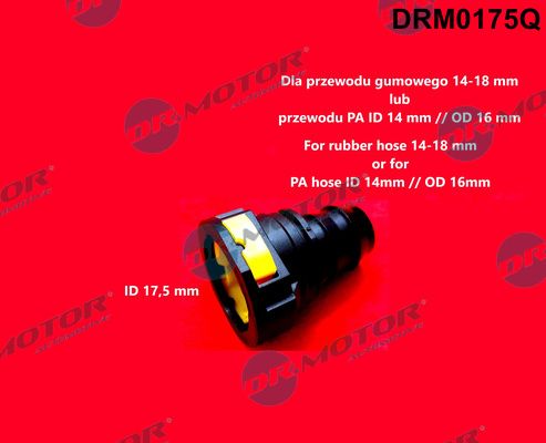 Schlauchverbinder, Kraftstoffschlauch Dr.motor Automotive Drm0175Q