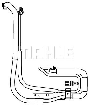 Hochdruck Niederdruckleitung, Klimaanlage Mahle Ap95000P für Ford 00-06
