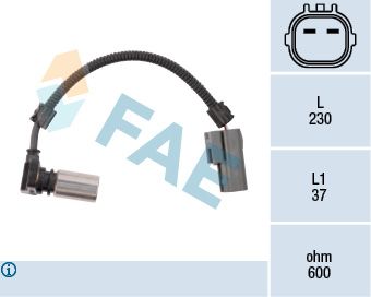 Drehzahlsensor, Automatikgetriebe FAE 79085 für Skoda VW Seat 94-12