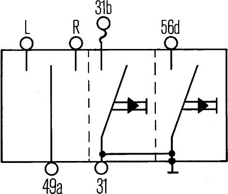 Lenkstockschalter Hella 6ba001539-027
