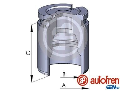 Autofren Seinsa D02519 Kolben, Bremssattel Hinten für Audi 100 1958->