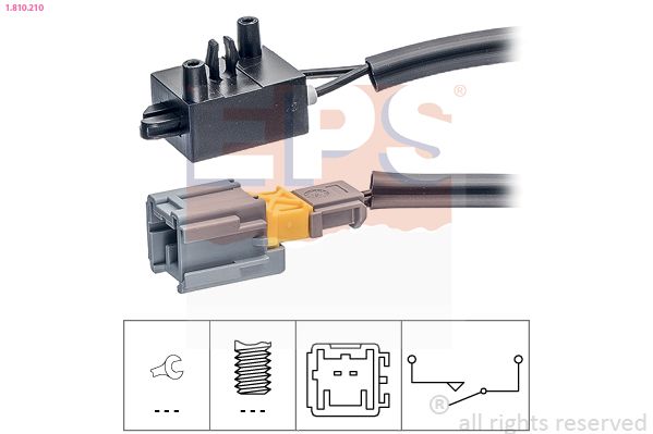 EPS 1.810.210 Schalter, Kupplungsbetätigung (Gra) für Fiat 1996->