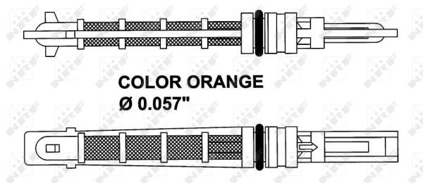 NRF 38449 Expansionsventil, Klimaanlage für Audi A4 B6 Limo 2000-2015
