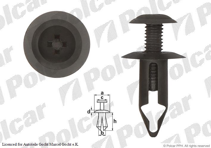 Befestigung Clip Clips für Nissan Almera I Limo Micra III Note 1990->