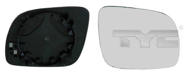 TYC 337-0013-1 Spiegelglas, Außenspiegel Rechts für VW 1999-2003