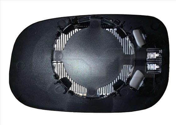 TYC 338-0041-1 Spiegelglas, Außenspiegel Rechts für Volvo 2007-2009
