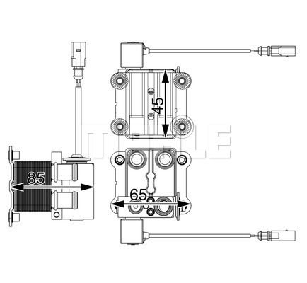 Kühler, Antriebsbatterie für 970.573.481.00 97057348101 PORSCHE 13-16