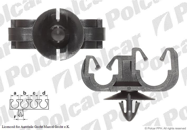 Kabelklemme Halter Klammer Clip