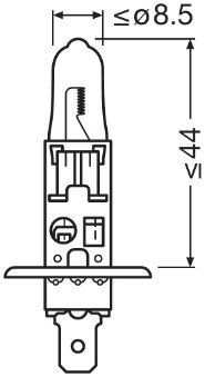 Ams-Osram 64150Cbn-2Hb Glühlampe, Fernscheinwerfer