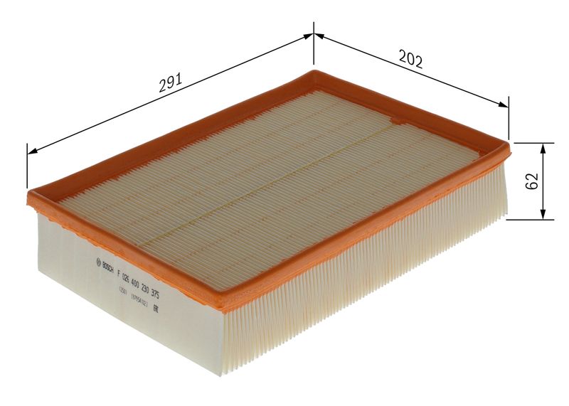 Bosch F026400230 Luftfilter für Opel Movano B Renault Master 2022->
