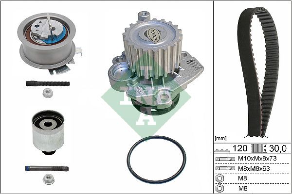 Wasserpumpe + Zahnriemensatz für 530020133 AUDI FORD SKODA VW 99->