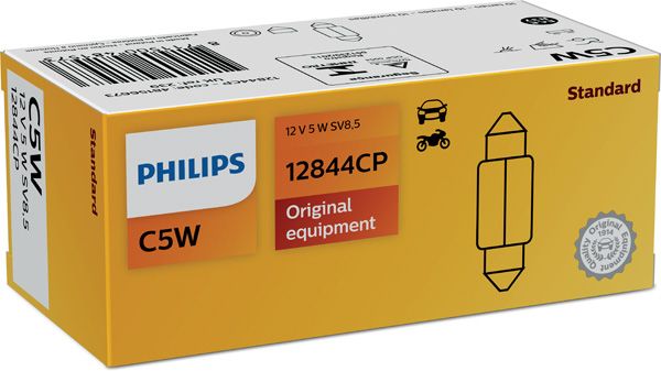 Philips 12844Cp Set 10x Glühlampe, Kennzeichenleuchte