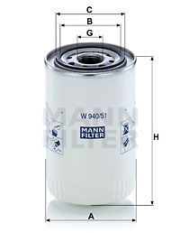 Filter, Arbeitshydraulik für BHC3009